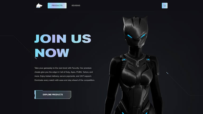 Fecurity website screenshot