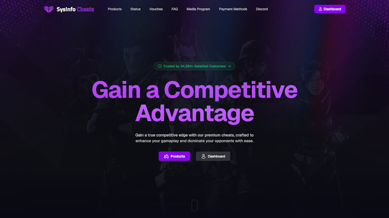 SysInfo website screenshot